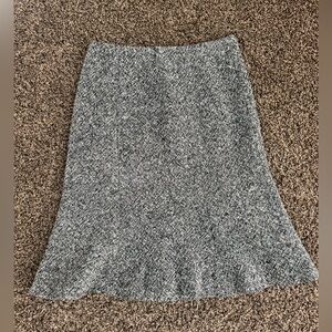 GAP Black and White A-Line Skirt